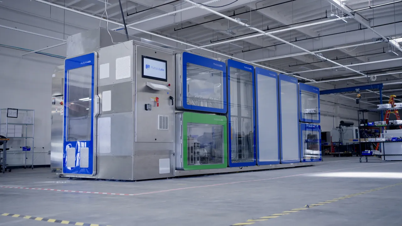 Multiply Labs robotic cluster